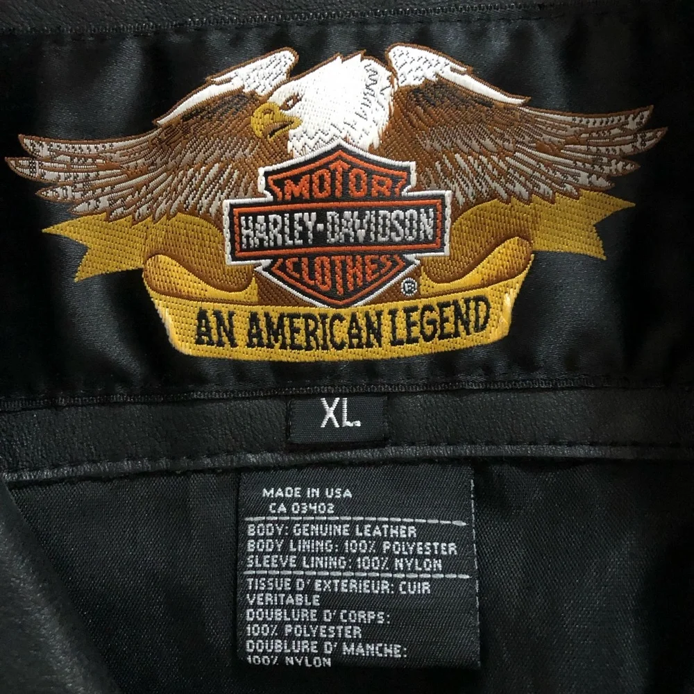 Harley Davidson Leather Jacket - Picture 5 of 6